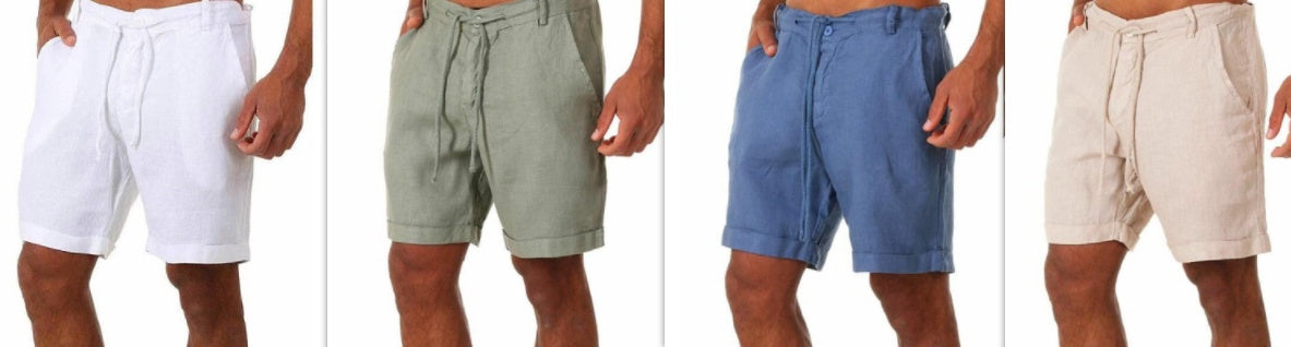 DAVEY | Linnen Heren Short – Stijlvol en zomerklaar