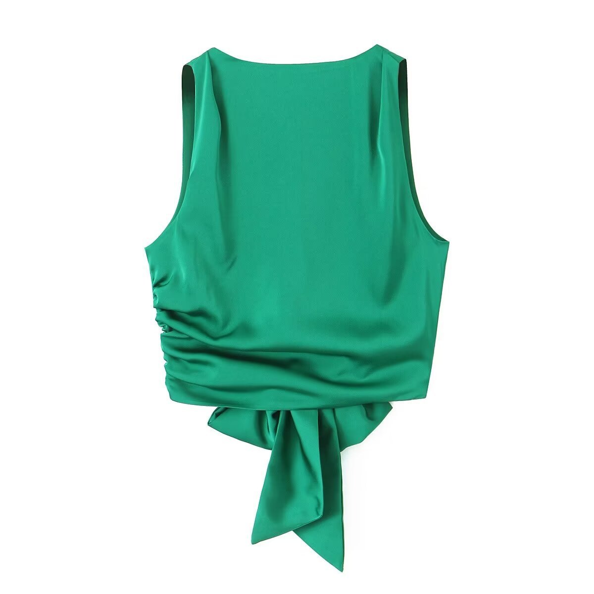 WILLEMIJN | Mouwloze Top Dames – Elegante Top met Strik op de Rug