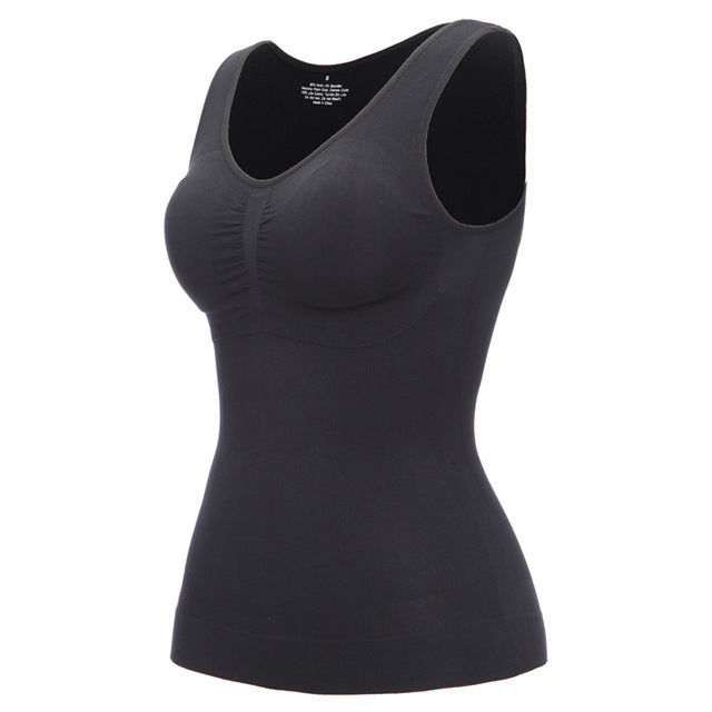 GRAZIA | Corrigerend Dames Topje met Ingebouwde BH – Slimming Shapewear Tanktop