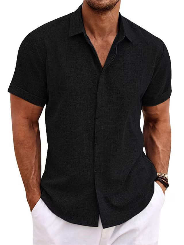 DIEGO | Casual Korte Mouwen Overhemd Heren – Comfortabel en Stijlvol