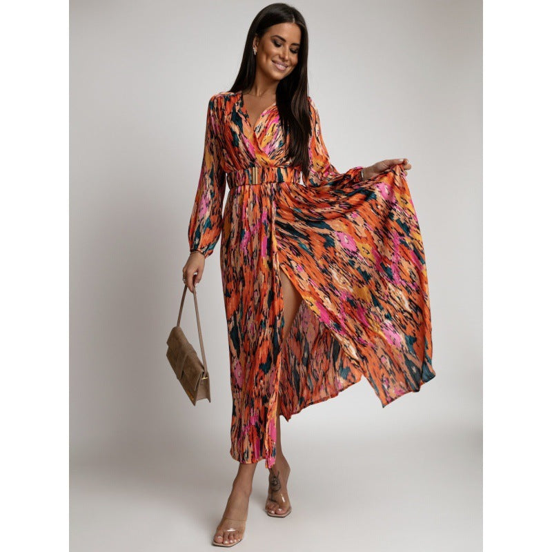 DIVA | Maxi Jurk met Ikat Print – Valt Op in Elke Zomerlook