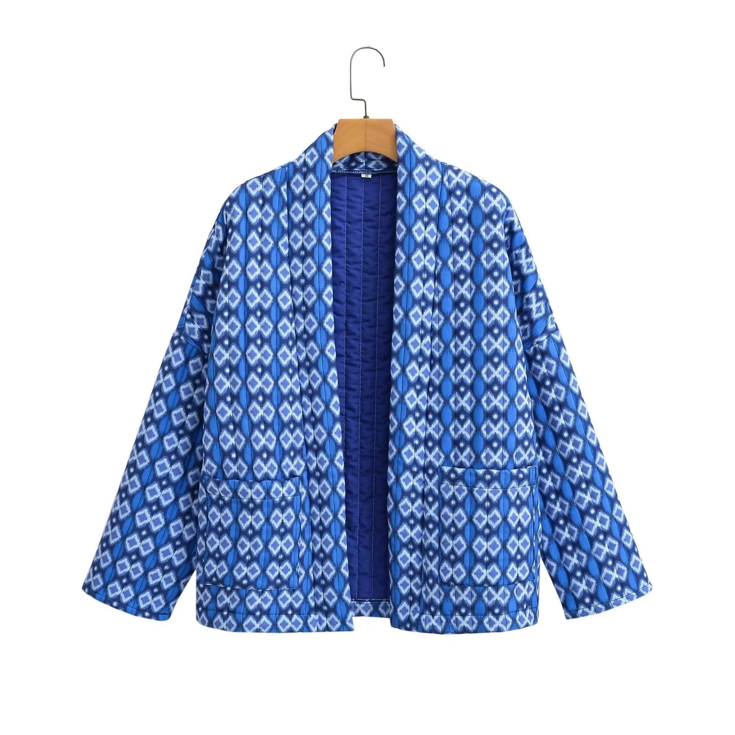 NISA | Bohemian Kimono Jacket – Katoenen Printjack met Plantenmotief
