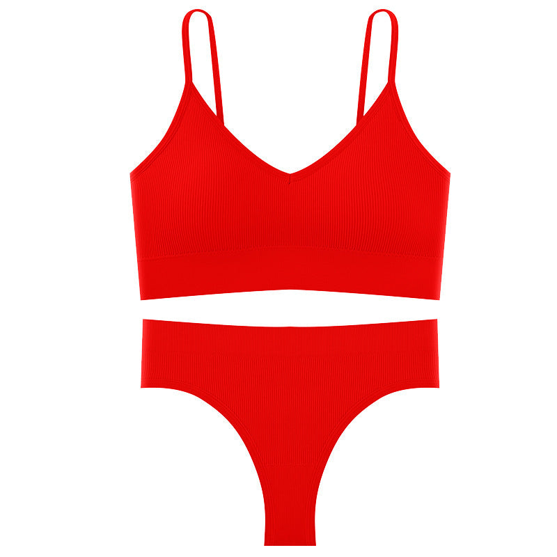 YOLANDA | Naadloze Lingerieset – Comfortabele Bralette & Slip
