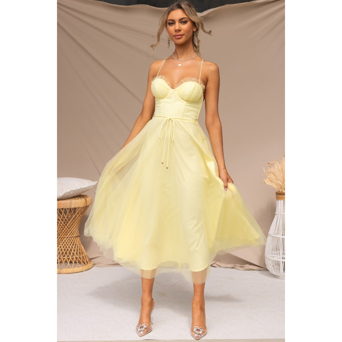 YARA | Romantische Tule Jurk – Elegantie in haar puurste vorm