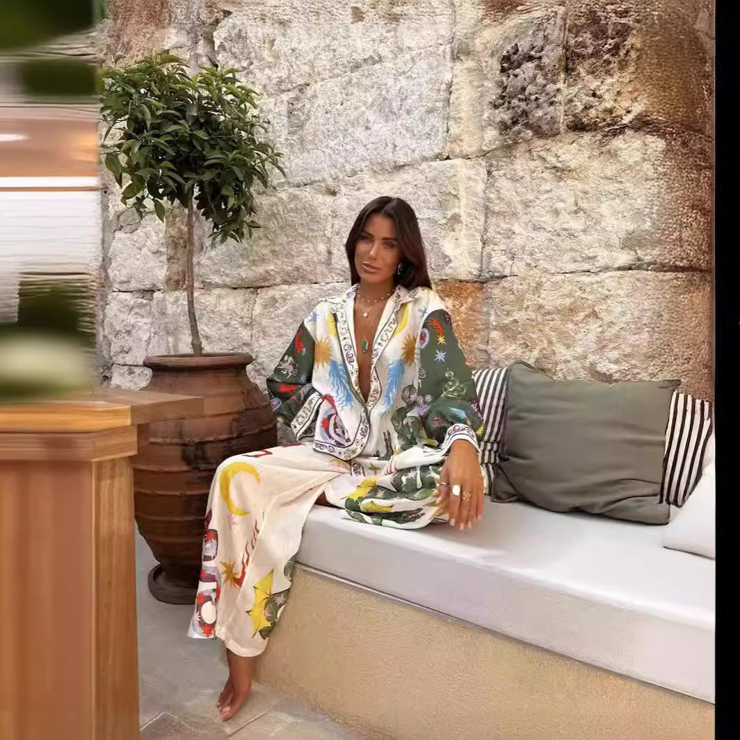 ASSIA | Bohemian Tweedelige Set – Kleurrijke Zomerse Boho Outfit Dames