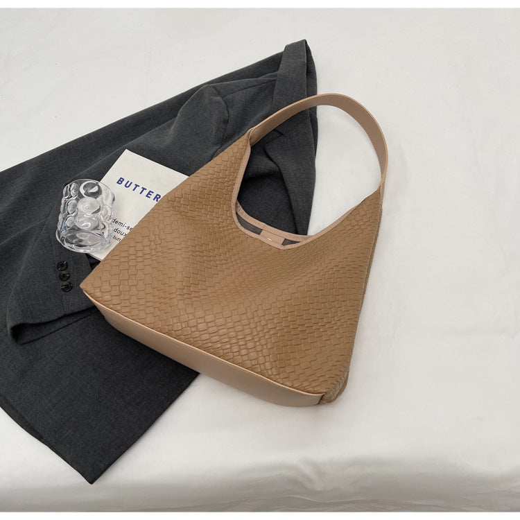 ARYA | Gevlochten Schoudertas – Minimalistische Handtas met Luxe Look