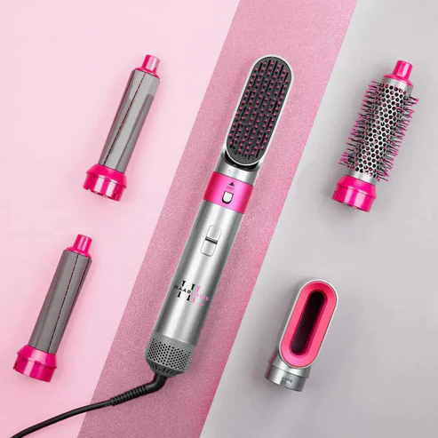 LINE | 5-in-1 Haarstyler AirWrap Pro – Föhn, Krul- en Stijltang in Eén