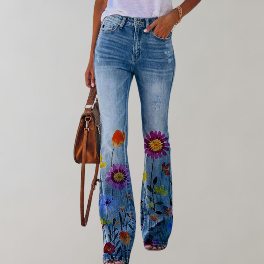 BARBARA | Flare Jeans – Trendy, Comfortabel & Opvallend!