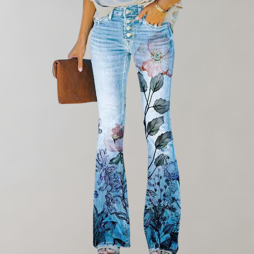 BARBARA | Flare Jeans – Trendy, Comfortabel & Opvallend!