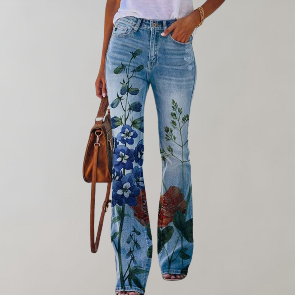 BARBARA | Flare Jeans – Trendy, Comfortabel & Opvallend!