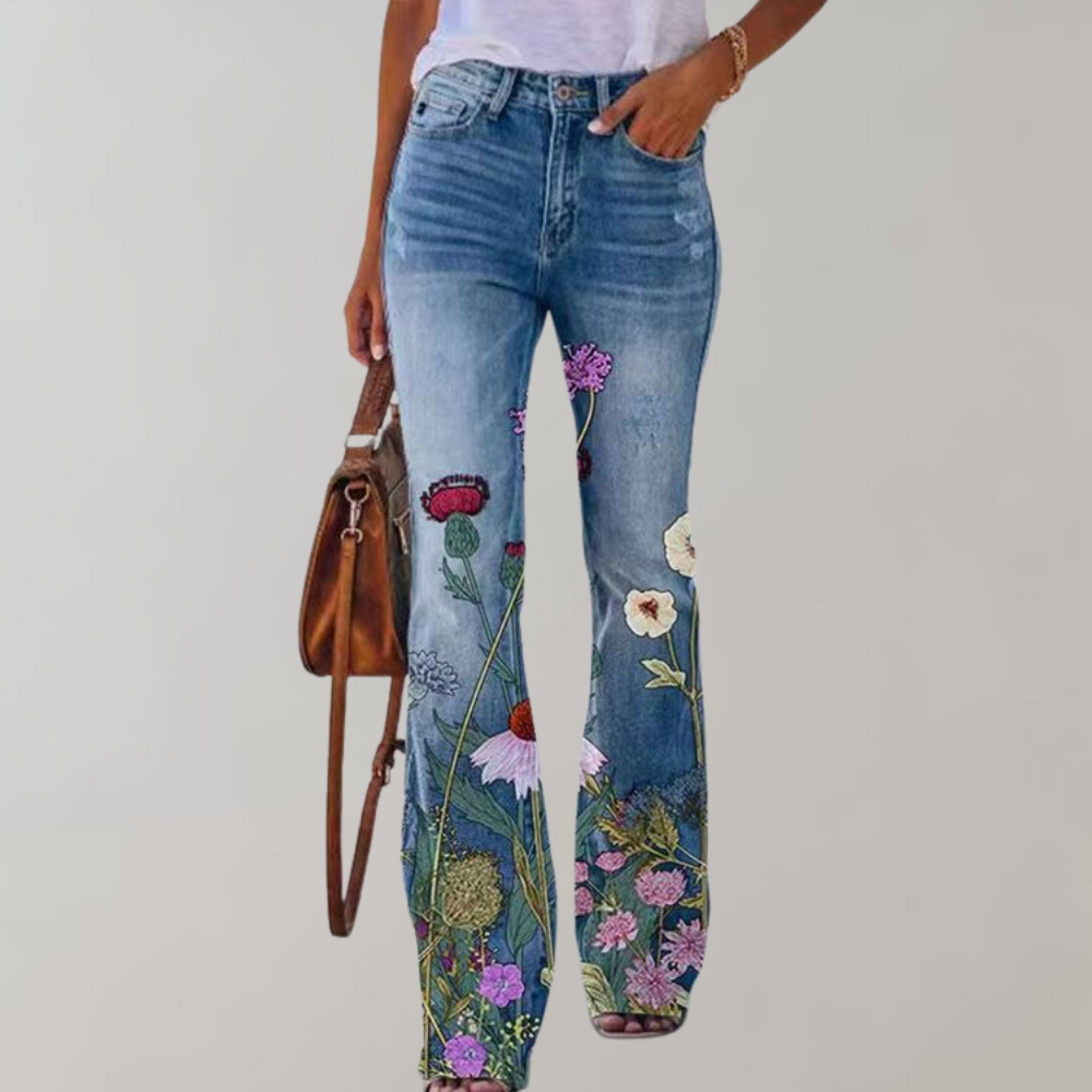 BARBARA | Flare Jeans – Trendy, Comfortabel & Opvallend!