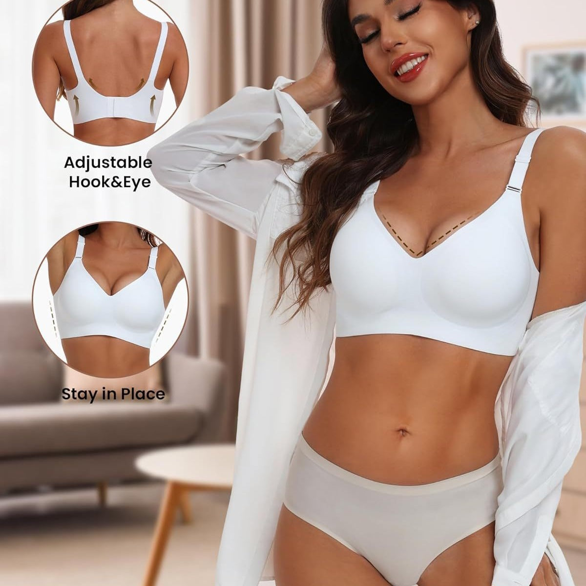 LOUCKA | Naadloze Comfort BH – Ultieme Ondersteuning zonder Beugel