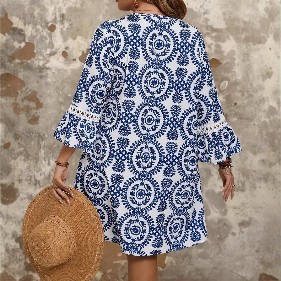 LISELOTTE | Plus Size Tuniekjurk met Kant – Stijlvol en Comfortabel voor Elke Dag