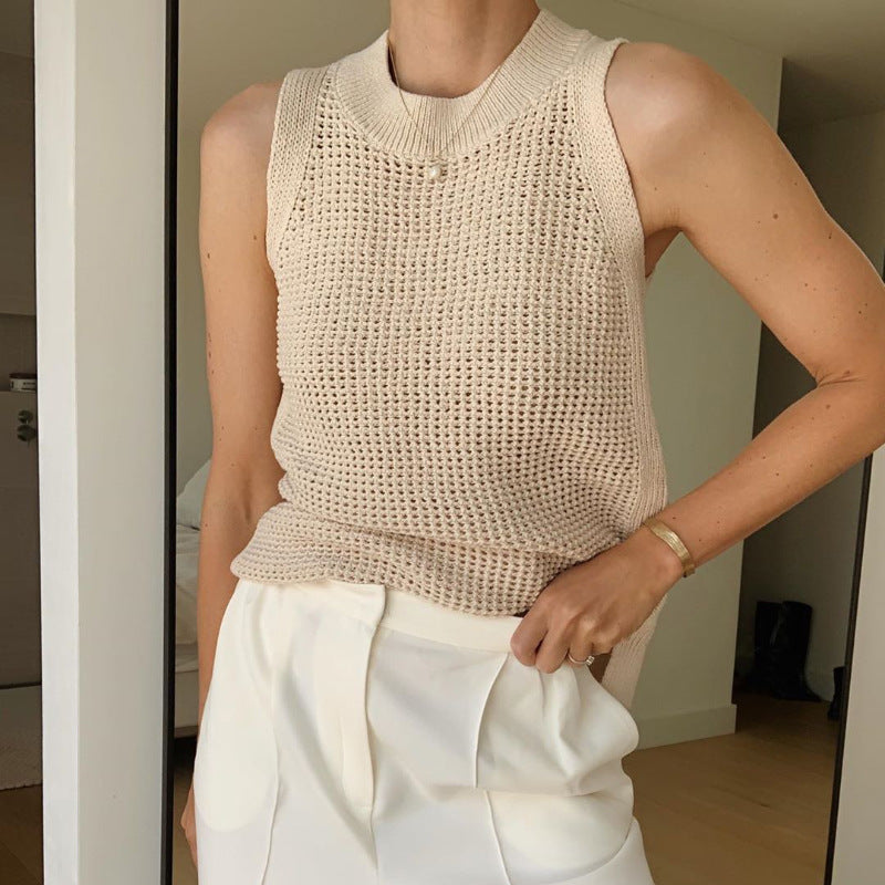 FROUKJE | Luchtige Gebreide Tanktop - Zomer Top Dames
