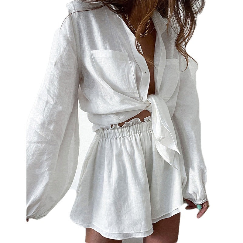 SUUS | Luchtige Linnen Set – Stijlvol, Comfortabel & Perfect voor de Zomer