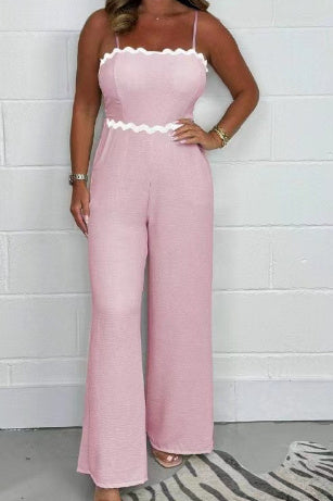 HELEEN | Strapless Jumpsuit met Golfrand – Elegant & Comfortabel