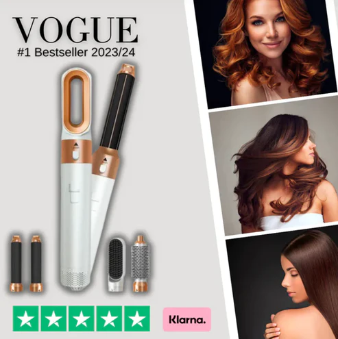 LINE | 5-in-1 Haarstyler AirWrap Pro – Föhn, Krul- en Stijltang in Eén