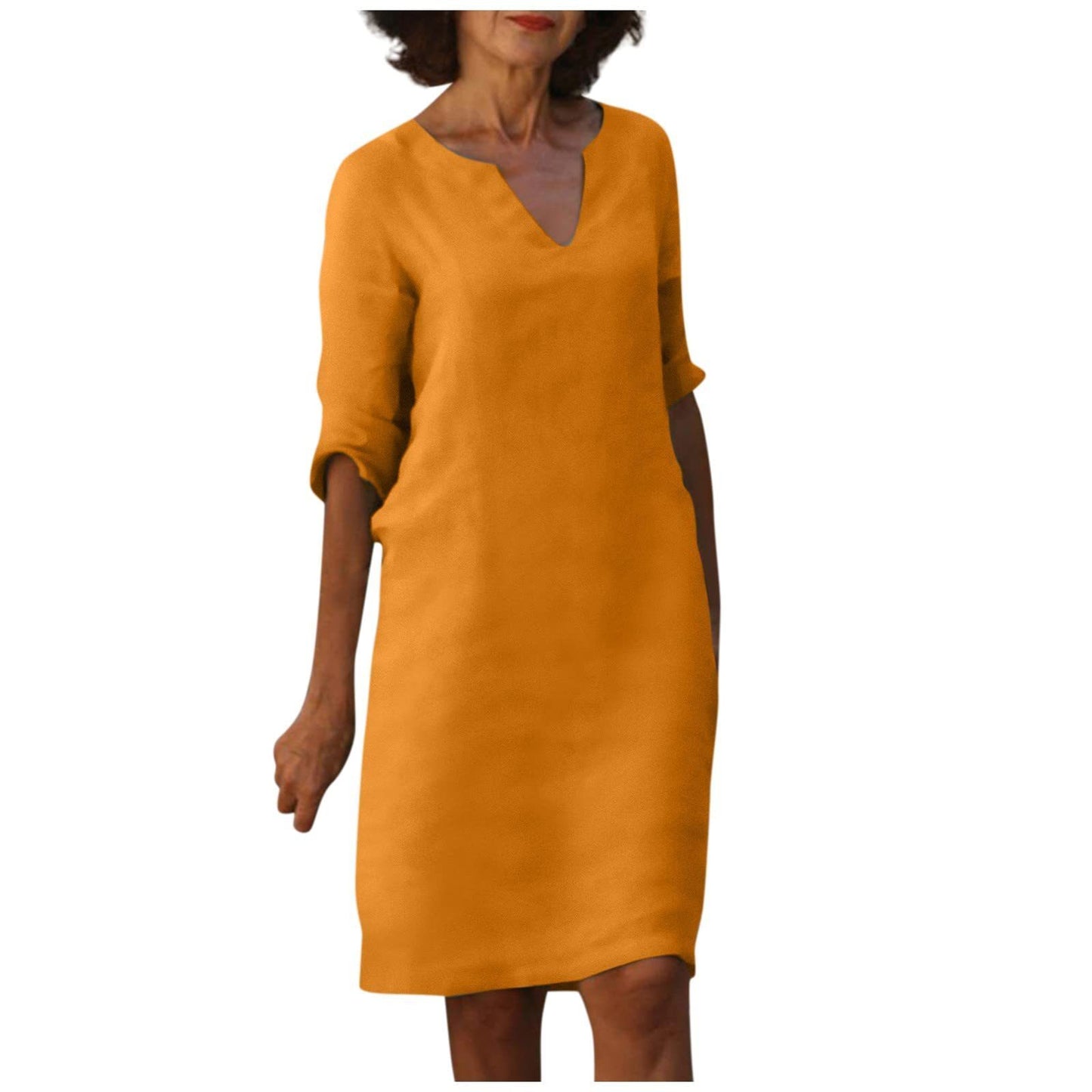 TAMAR | Tuniekjurk met V-Hals – Comfort en Tijdloos Ontwerp