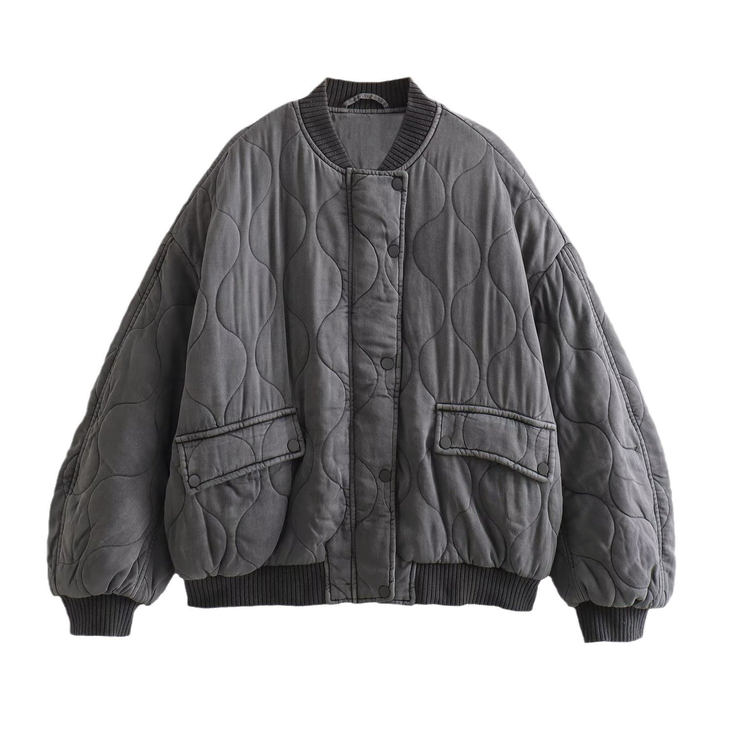 JACKY | Gewatteerde Bomberjack – Stoer, Warm & Oversized Comfort