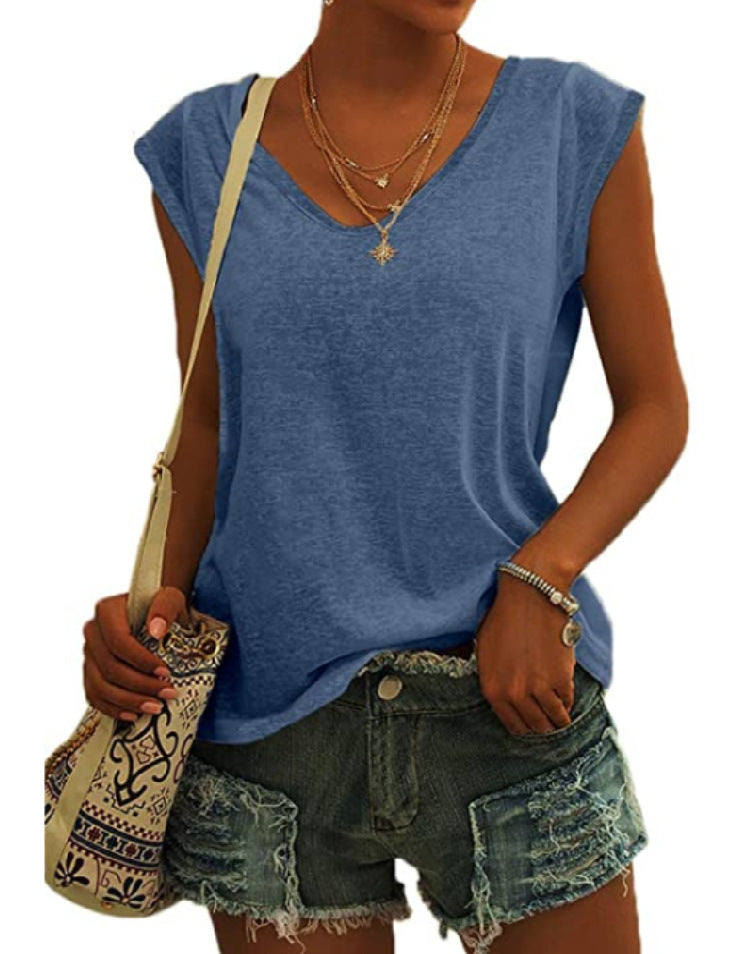 NICOLINE | Trendy V-Hals Dames Top – Jouw Zomer Must-Have!
