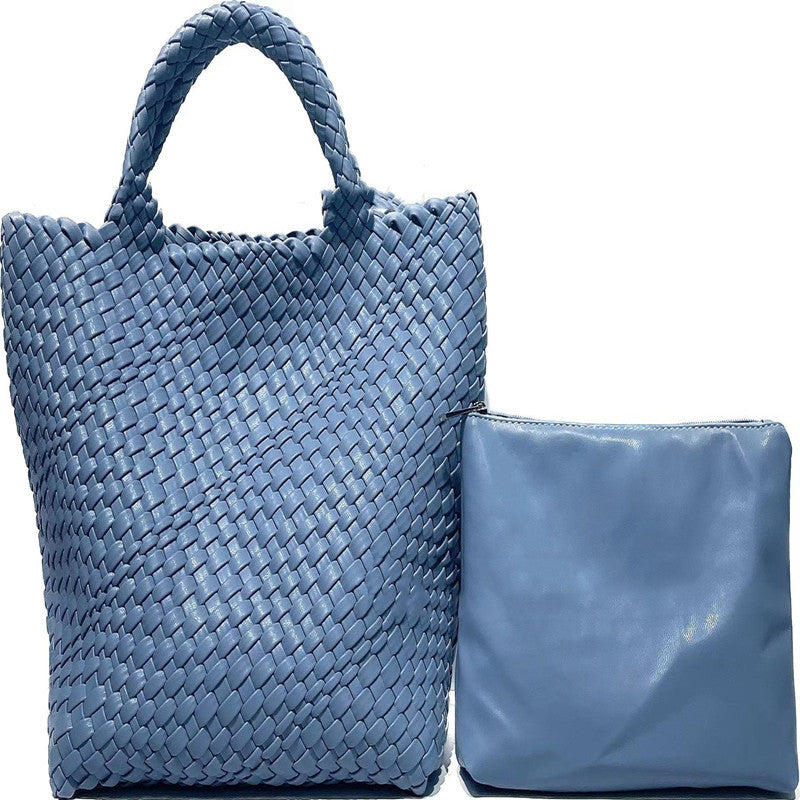 BEYZA | Gevlochten Shopper – Grote Tas met Binnenpouch Dames