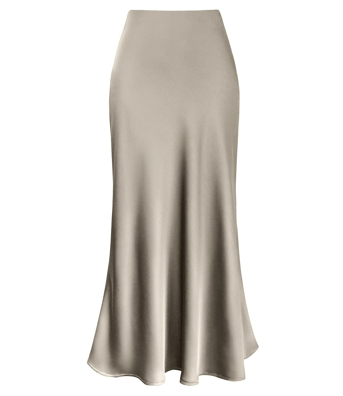 MARLEEN | Satijnen Maxi Rok – Elegante kleurige Rok met Glans & Flow