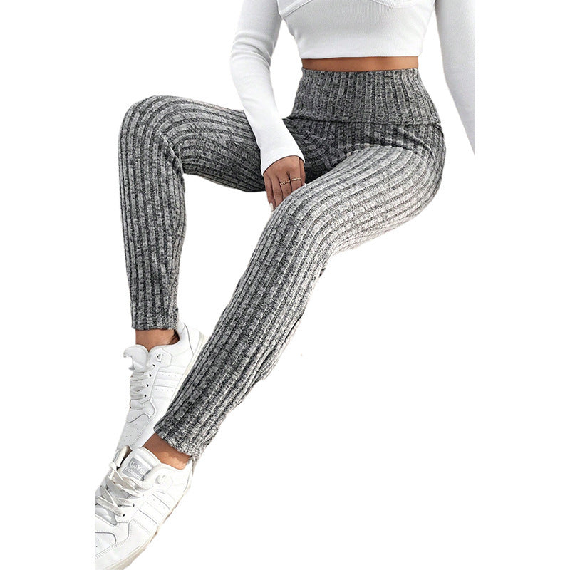 PHEBE | Geribde Legging Dames - Comfortabele Hoge Taille