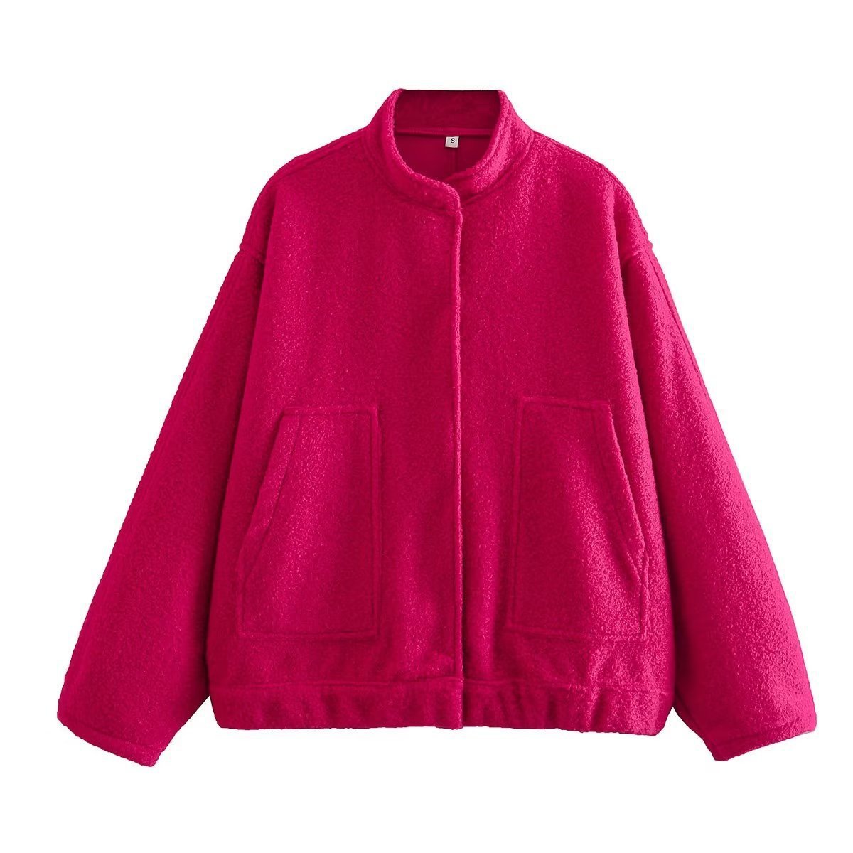SOFIA | Oversized Damesjas – Trendy Bouclé Look voor Voorjaar & Winter