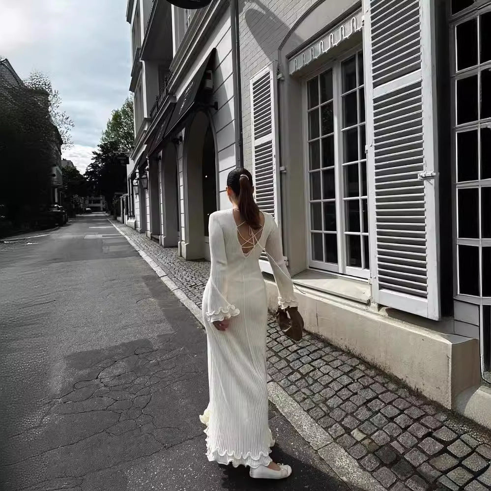 IVANKA | Elegante Gebreide Maxi Jurk – Chic & Comfortabel in 1 Look