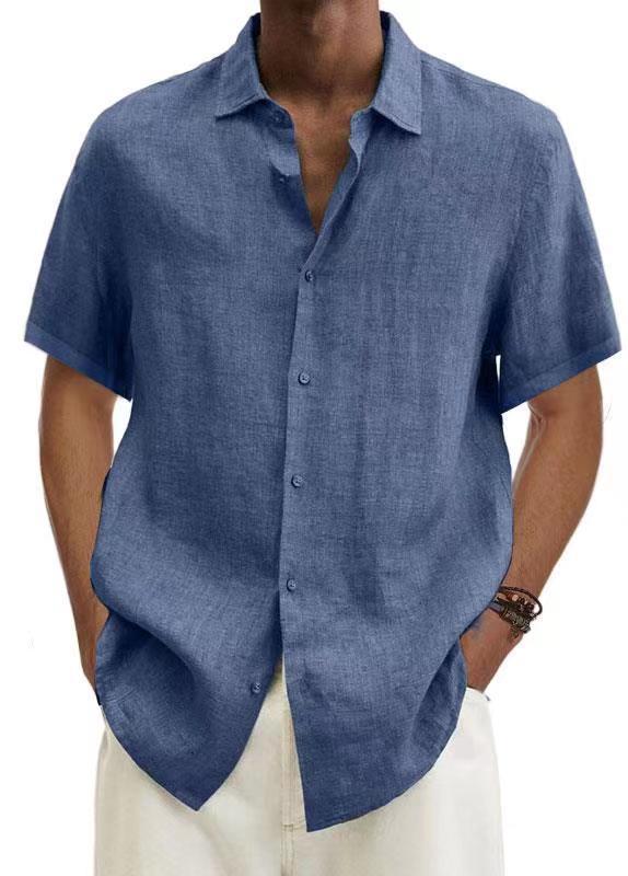 WISSE | Linnen Look Heren Overhemd – Casual Comfort in Stijl