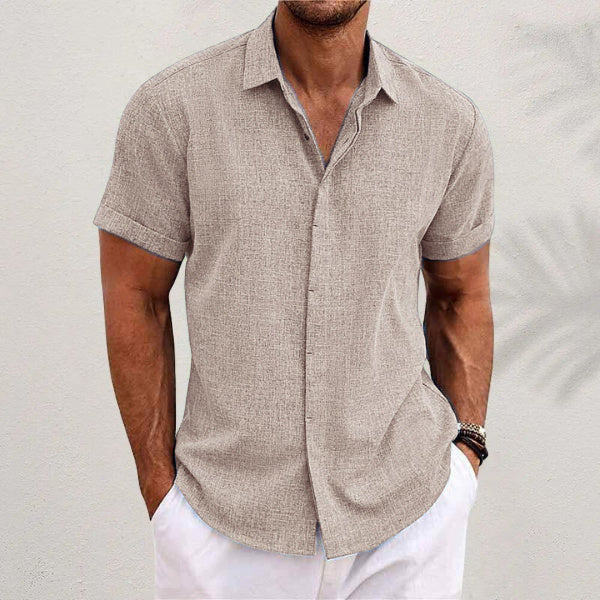 DIEGO | Casual Korte Mouwen Overhemd Heren – Comfortabel en Stijlvol