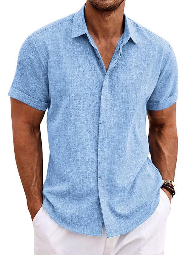 DIEGO | Casual Korte Mouwen Overhemd Heren – Comfortabel en Stijlvol