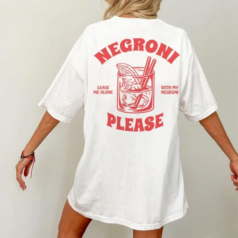 JANE | Negroni T-shirt – Perfect voor Negroni lovers!