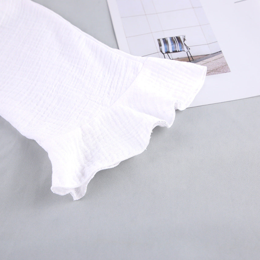 VIRGINIE | Luxe Katoenen Loungewear – Zachte Pyjama met Strikceintuur
