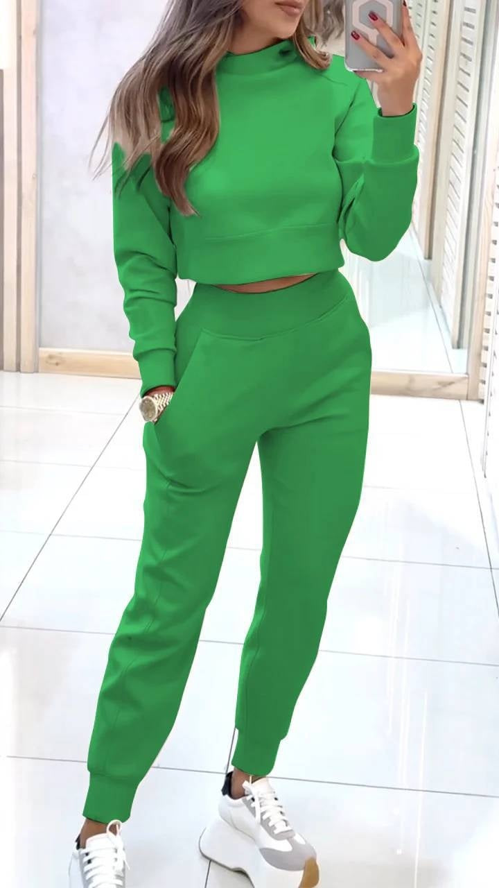 ESTELLE | Loungewear Set Dames β Cropped Sweater & Joggingbroek