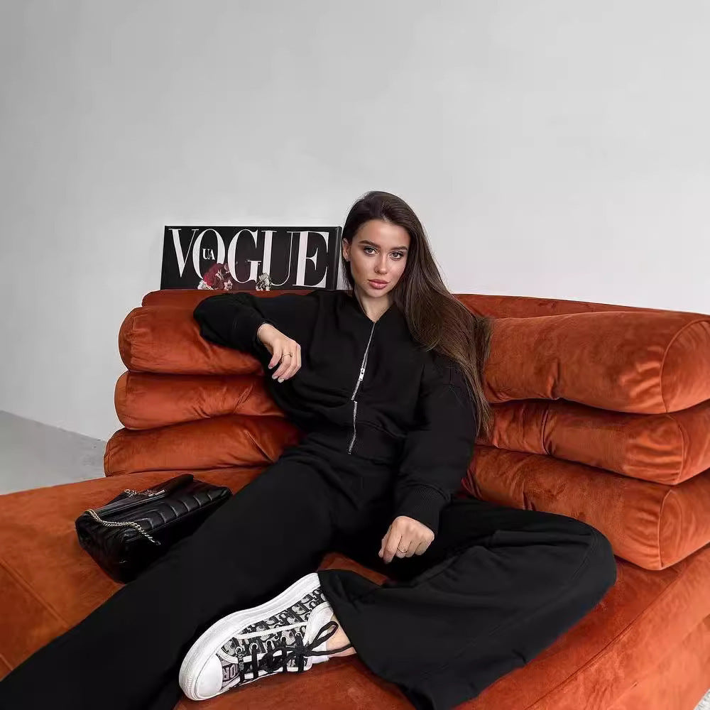 VICTORIA | Oversized Joggingpak Dames – Loungewear Set van Zacht Katoen