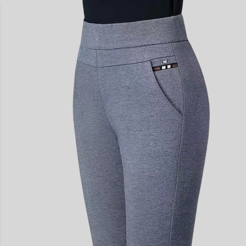 MONICA | Zwarte Stretch Damesbroek voor Elke Gelegenheid – Slim & Stijlvol