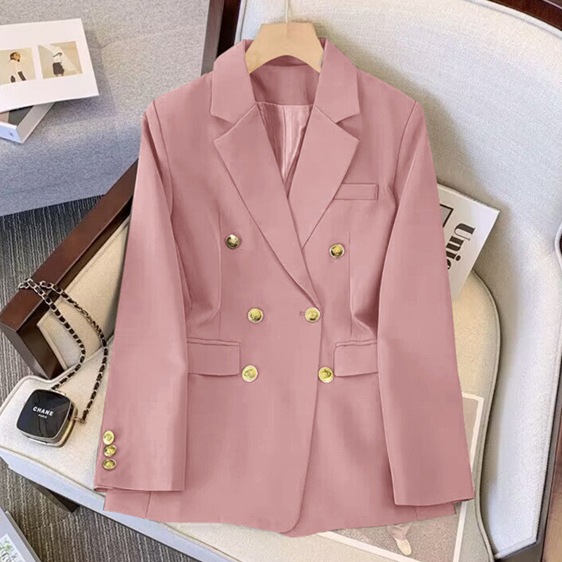 NOORE | Luxe Blazer met Goudkleurige Knopen – Tijdloze Klasse in Meerdere Kleuren
