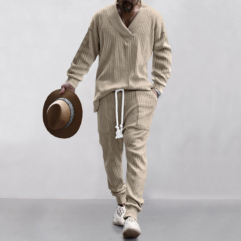 XAVI | Heren Gebreide Lounge Set – Comfort, Stijl & Streetproof in Eén