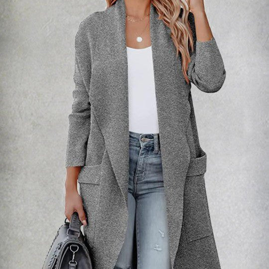 KEE | Chique Lange Cardigan – Perfecte Vrouwelijke Look voor Elk Seizoen!