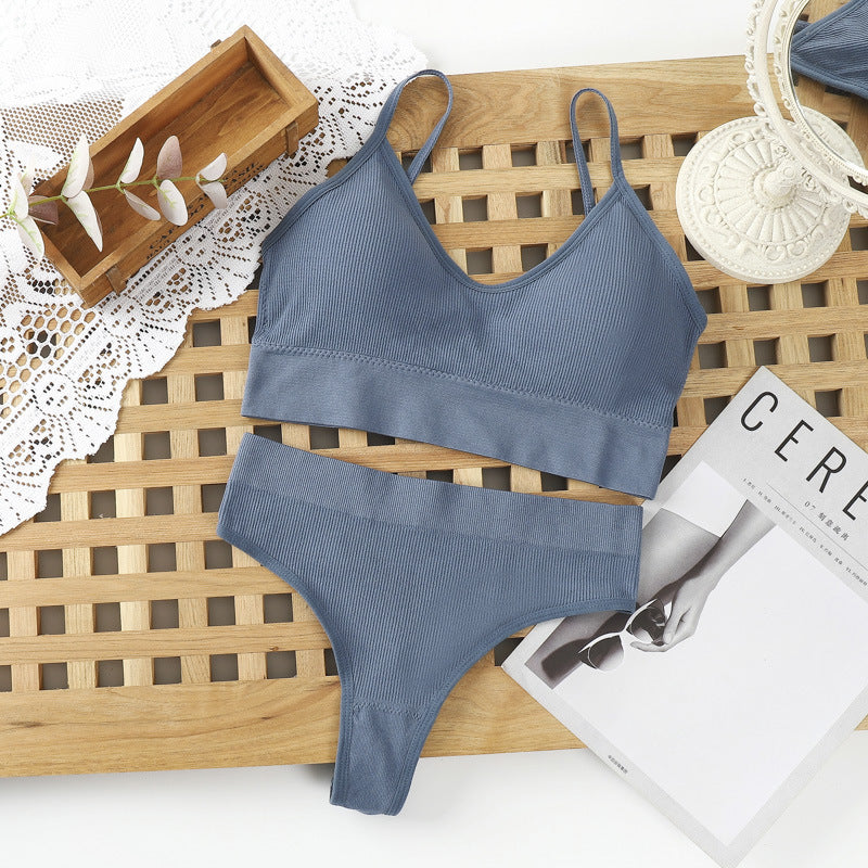 YOLANDA | Naadloze Lingerieset – Comfortabele Bralette & Slip