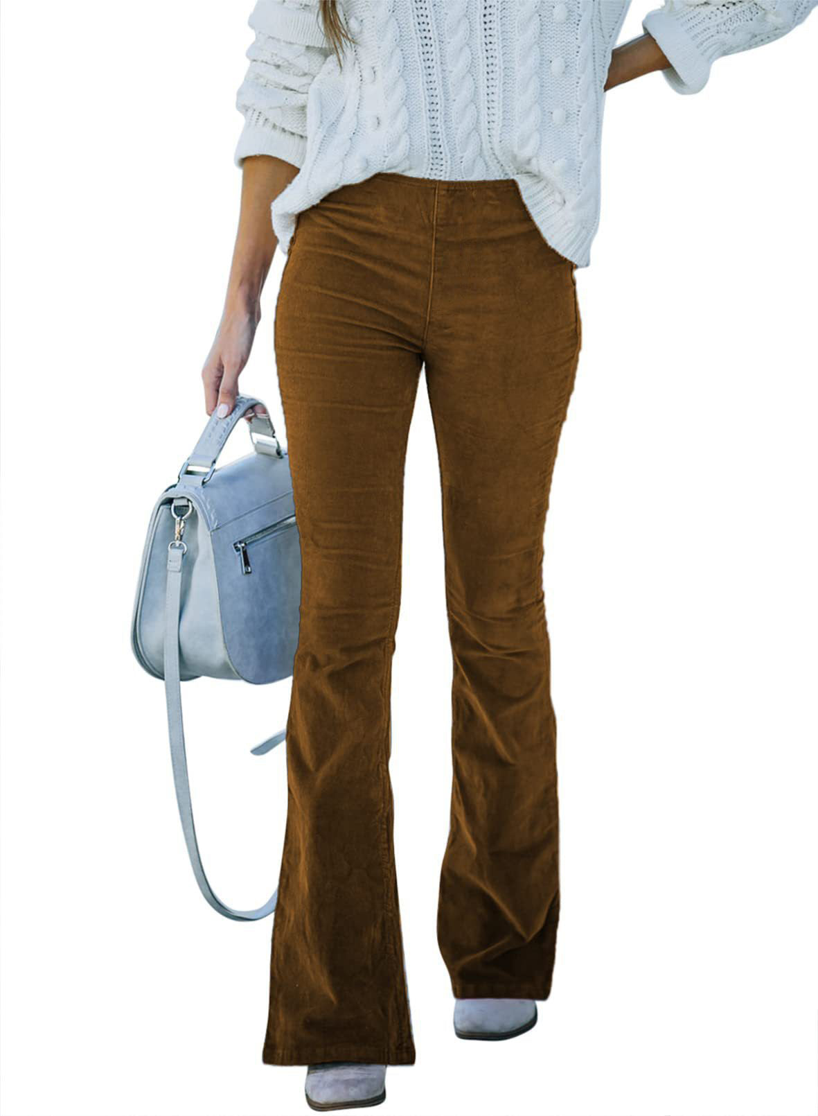 COLLEEN | Fluwelen Flared Broek – Elegant Comfort in een Tijdloze Pasvorm