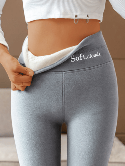 LENA | Gevoerde Thermo Legging Dames – Fleece Binnenvoering - Winterproof Comfort