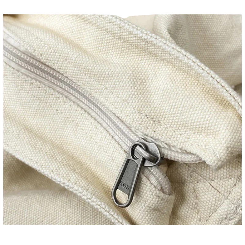 AURELIE Minimalistische Canvas Schoudertas – Ruim & Stijlvol