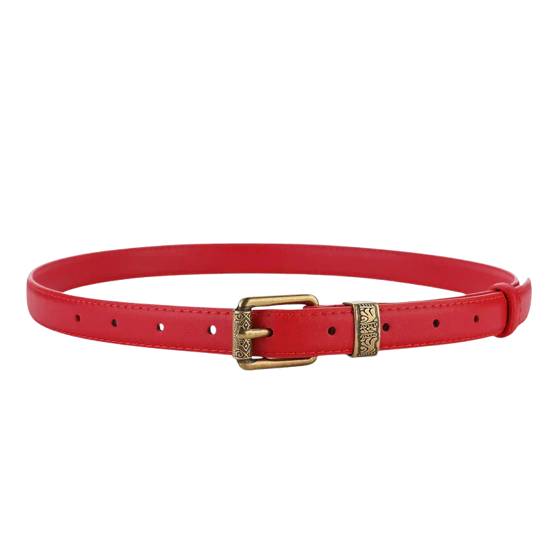 LAUREN Vintage Riem met Goudkleurige Gesp