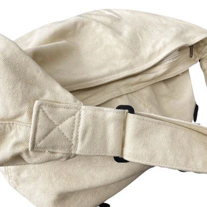 AURELIE Minimalistische Canvas Schoudertas – Ruim & Stijlvol