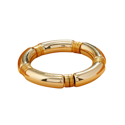 PIEN Chunky Acryl Armband – Luxe Marmerlook Statement Sieraad