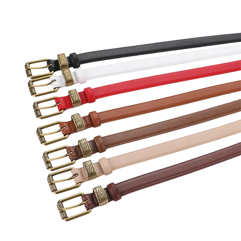 LAUREN Vintage Riem met Goudkleurige Gesp