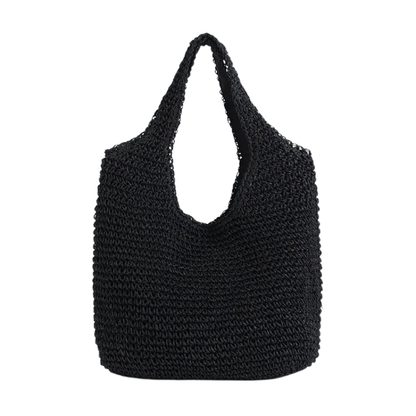 JADE Geweven Schoudertas – Licht, Trendy & Ruim