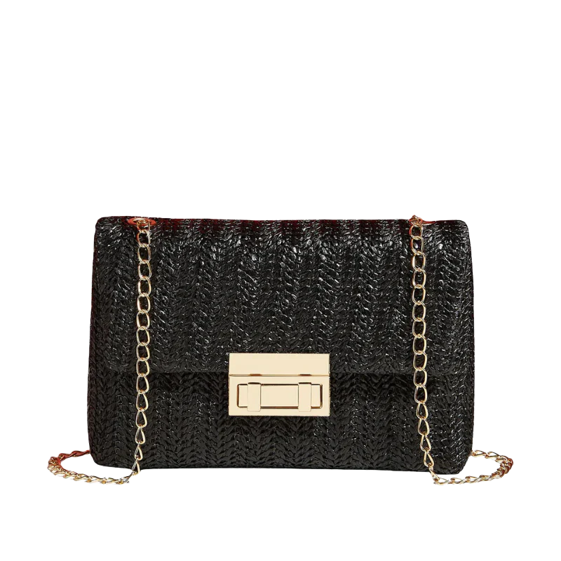 ELLA Rainbow Chic Clutch – Vrolijke Elegantie met Gouden Details